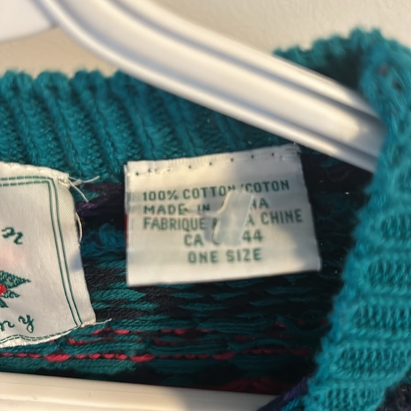 VINTAGE- Cotton Ginny knit patterned sweater - Picture 4 of 6